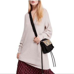 Free People Ribbed Tunic Sweater S NWT